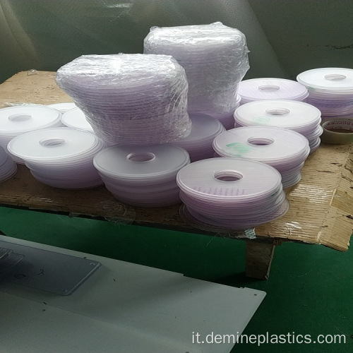 Foglio di plastica trasparente in policarbonato personalizzato CNC